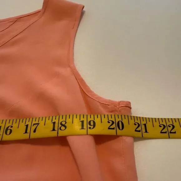 Jam’s World Light Coral Sleeveless Top Sz L Retro - Picture 5 of 10